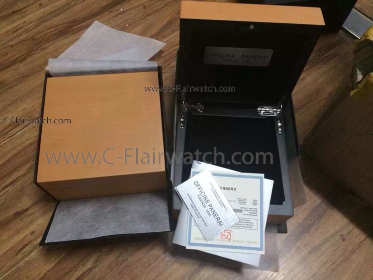 Officine Panerai Box Replica Brown Wood Watch Box set